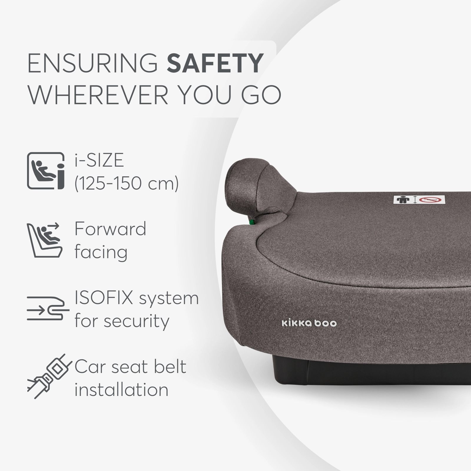 KikkaBoo® Otroški jahač i-Tip i-SIZE (125-150 cm) Brown KikkaBoo