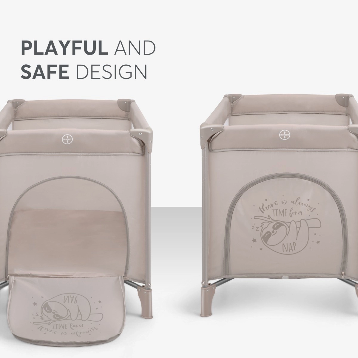 KikkaBoo® Prenosna posteljica 1 level 125x65 So Gifted Beige KikkaBoo