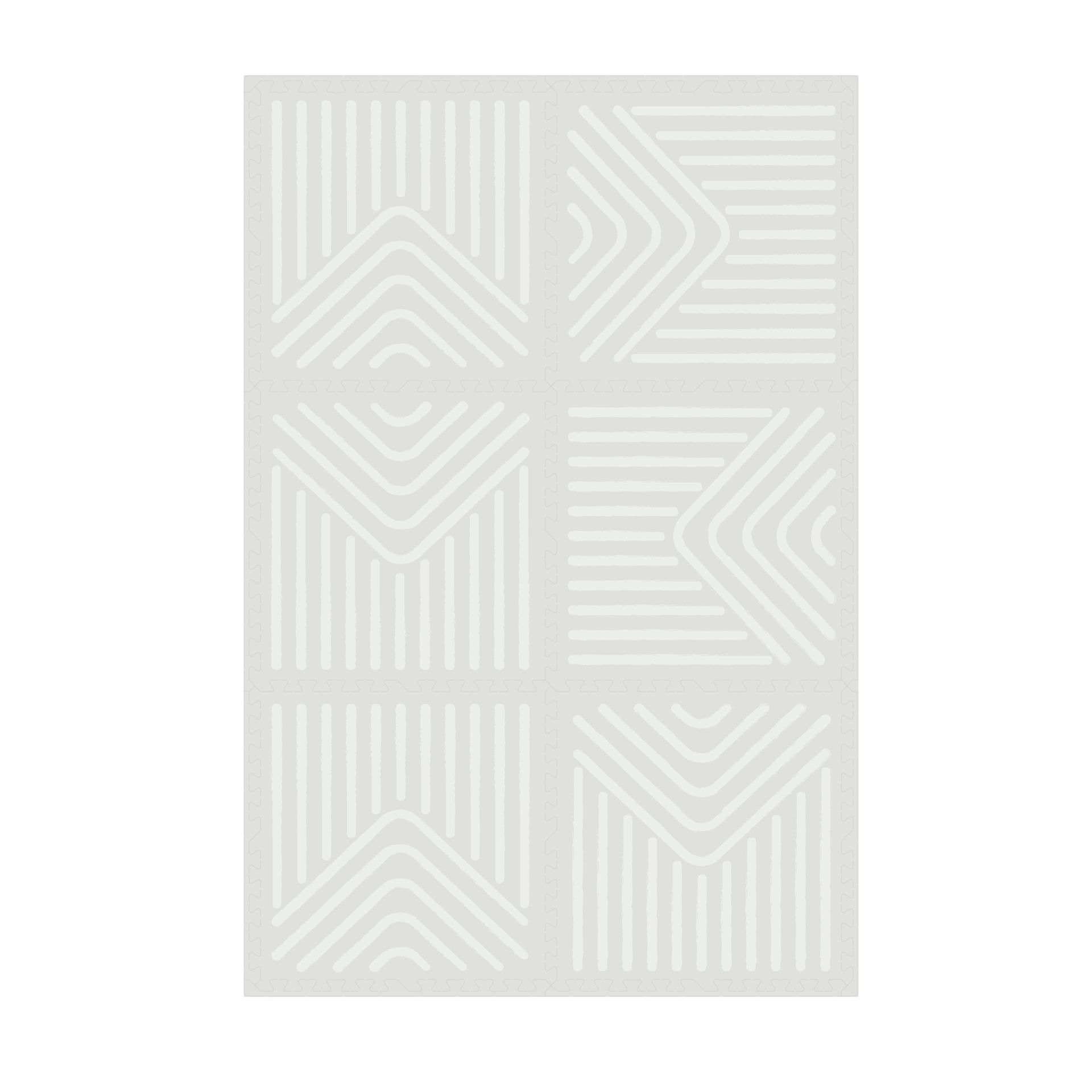 Evibell® Igralna podloga Puzzle 120x180 Lines Grey Evibell