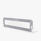 KikkaBoo® Barrière de lit (I am Safe) 150cm Grey