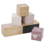Label Label® Blocs en bois Pink