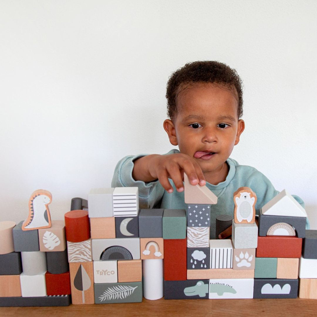 Tryco® Lesene kocke 50 kos Tryco