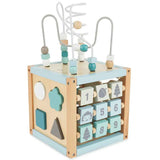Bieco® Lesena aktivnostna kocka Forest Animals