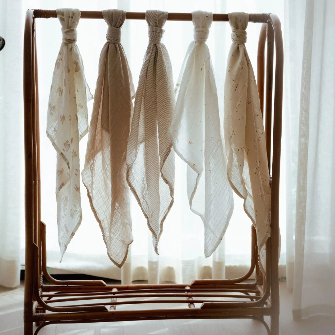 Little Dutch® Povijalna plenička muslin Little Goose 120x120 Little Dutch