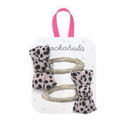 Rockahula® Sponke za lase Leopard Love Twisty Bow Rockahula