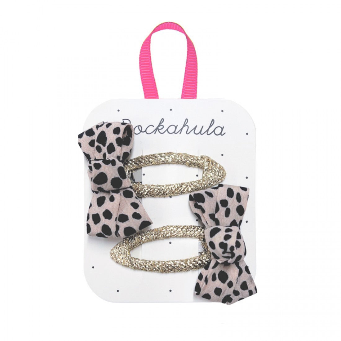 Rockahula® Sponke za lase Leopard Love Twisty Bow Rockahula