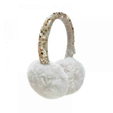 Rockahula® Earmuffs with Adjustable Band Shimmer Sequin Ivory