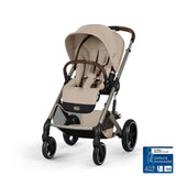 Cybex® Balios™ S Lux Stroller Almond Beige (Taupe Frame)