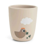 Done by Deer® Mini bicchiere in silicone Tiny farm Sand