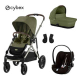Cybex® Dječja kolica 3u1 Gazelle™ S + Autosjedalica Cloud G Moss Green