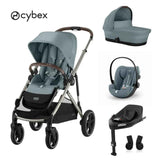 Cybex® Dječja kolica 4u1 Gazelle™ S + autosjedalica Cloud G + Isofix baza G Stormy Blue