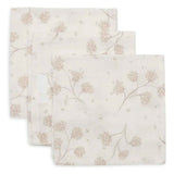Jollein® Lot de 3 langes Leafy Dreams 31x31 cm