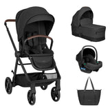 KikkaBoo® Baby stroller with carrycot 3in1 Mia Black 2026