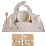 Mushie® Set per la prima pappa Dino