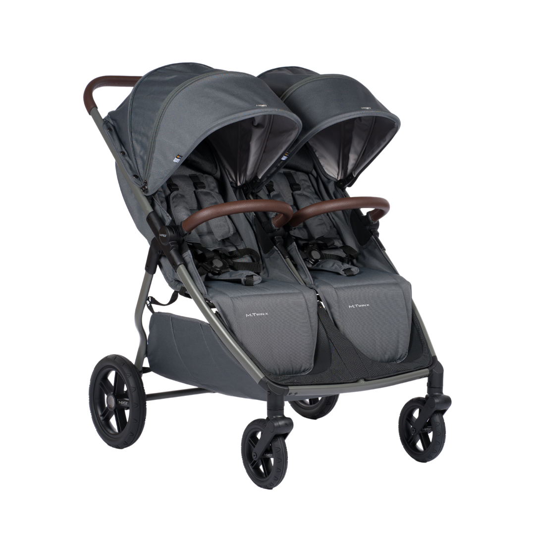 MAST® Otroški voziček TWIN X Volcanic Ash Mast