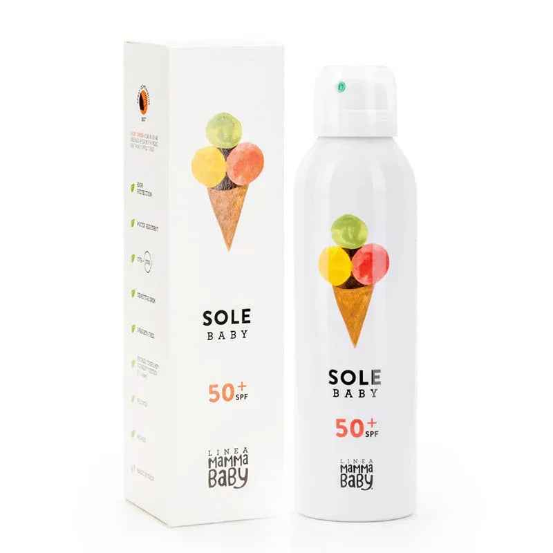 Linea MammaBaby Albertino SPF 50+ sončna krema v pršilu za otroško kožo