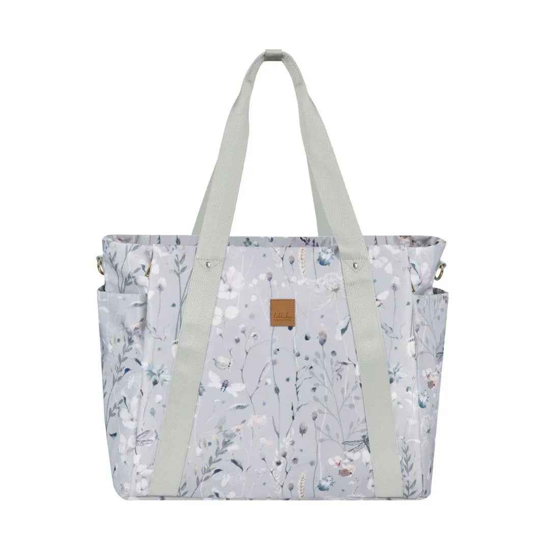Torba za porodnišnico – previjalna torba KikkaBoo Florence Dreamy Fields Grey