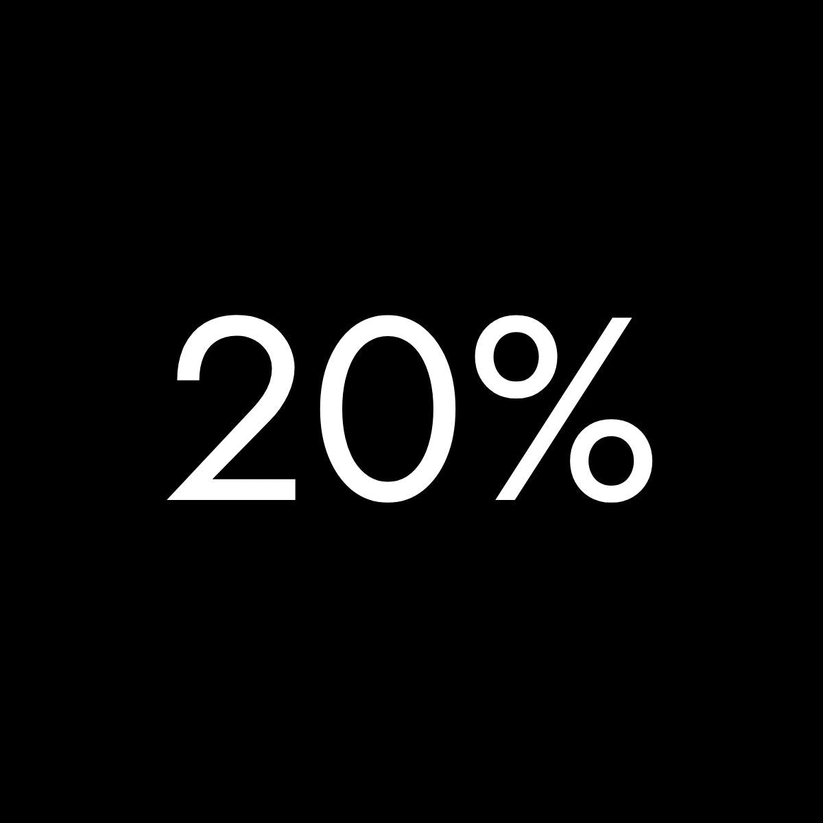 20%