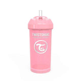 Twistshake® Cup with straw 360ml (6+m) Pastel Pink
