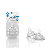 Twistshake 2x Anti-Colic teat Plus (4M+)