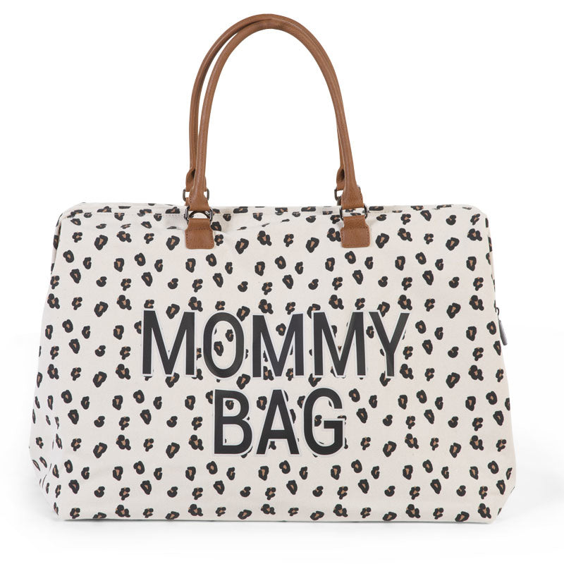 Childhome® Previjalna torba Mommy Bag Big Canvas Leopard Childhome