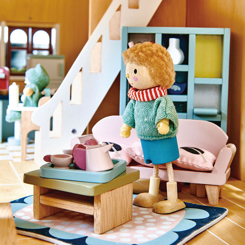 Tender Leaf Toys® Dnevna soba za lutke Dolls House Sitting Room Furniture Tender Leaf Toys