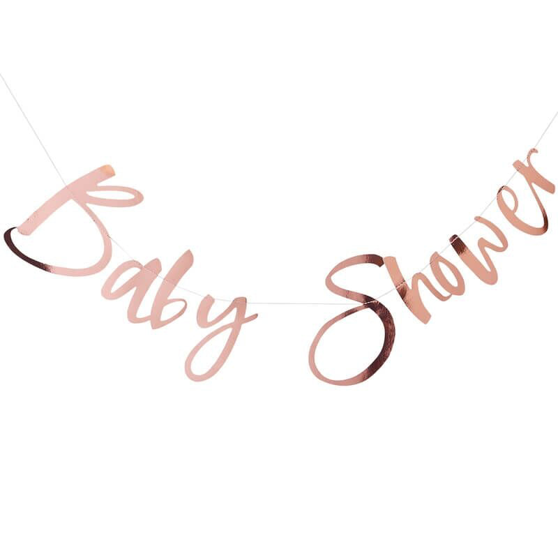 Ginger Ray® Viseči napis Rose Gold Baby Shower Ginger Ray