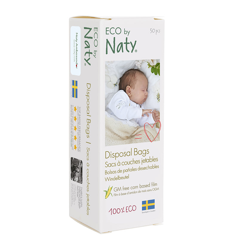 Eco by Naty® Razgradljiva vrečka za plenice 50kosov Eco by Naty