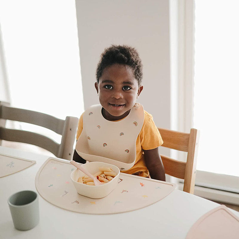 Mushie® Silikonska podloga za hranjenje Dinosaurs Mushie