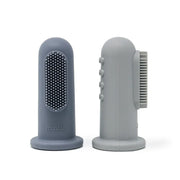 Mushie® Zobna ščetka za na prst Tradewinds/Stone Mushie