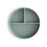 Mushie® Silicone Plate Cambridge Blue