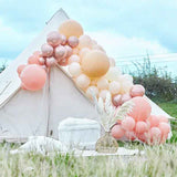 Ginger Ray® Balloon Arch Luxe Peach, Nude & Rose Gold