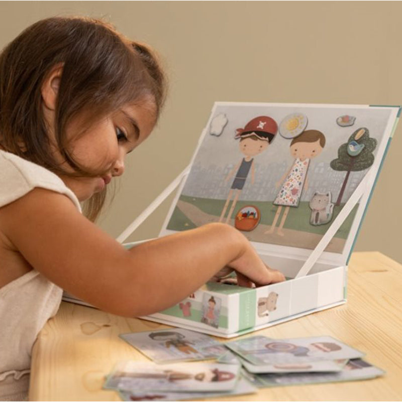 Little Dutch® Jim & Rosa Magnetna sestavljanka Little Dutch