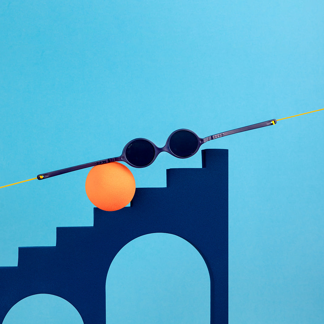 KiETLA® Sončna očala za dojenčke DIABOLA 2.0 Black 0-1L Ki ET LA