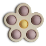 Mushie® Flower Press To Soft Lilac/Pale Daffodil/Ivory