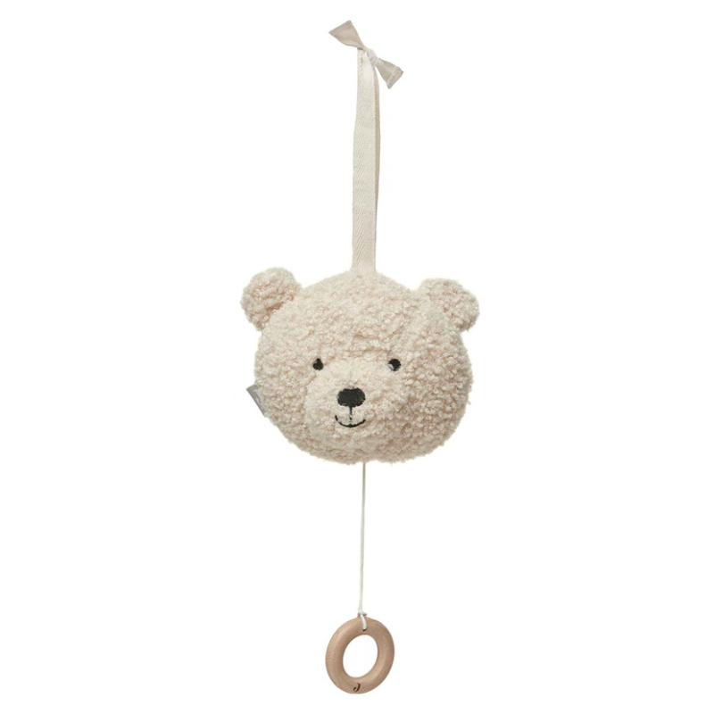 Jollein® Glasbena obešanka Teddy Bear Naturel Jollein