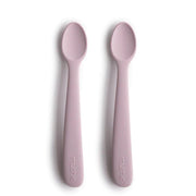Mushie® Set dveh silikonskih žličk Soft Lilac Mushie