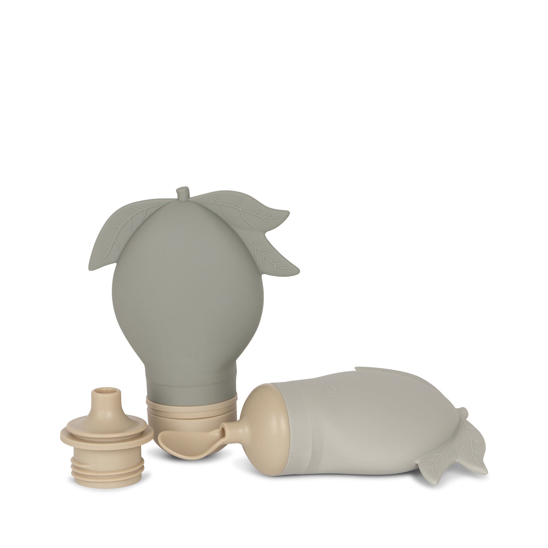 Konges Sløjd® Set 2 silikonskih vrečk za smoothie Whale/Topanga Blush Konges Sløjd