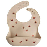 Mushie® Bavoir en silicone Butterflies