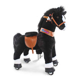 PonyCycle® Pony na kotačima- Black with White Hoof (4-7G)