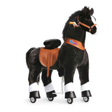 PonyCycle® Pony na kotačima- Black with White Hoof (7+G) 