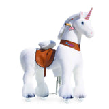 PonyCycle® Cavallo con ruote - White Unicorn (7+A)