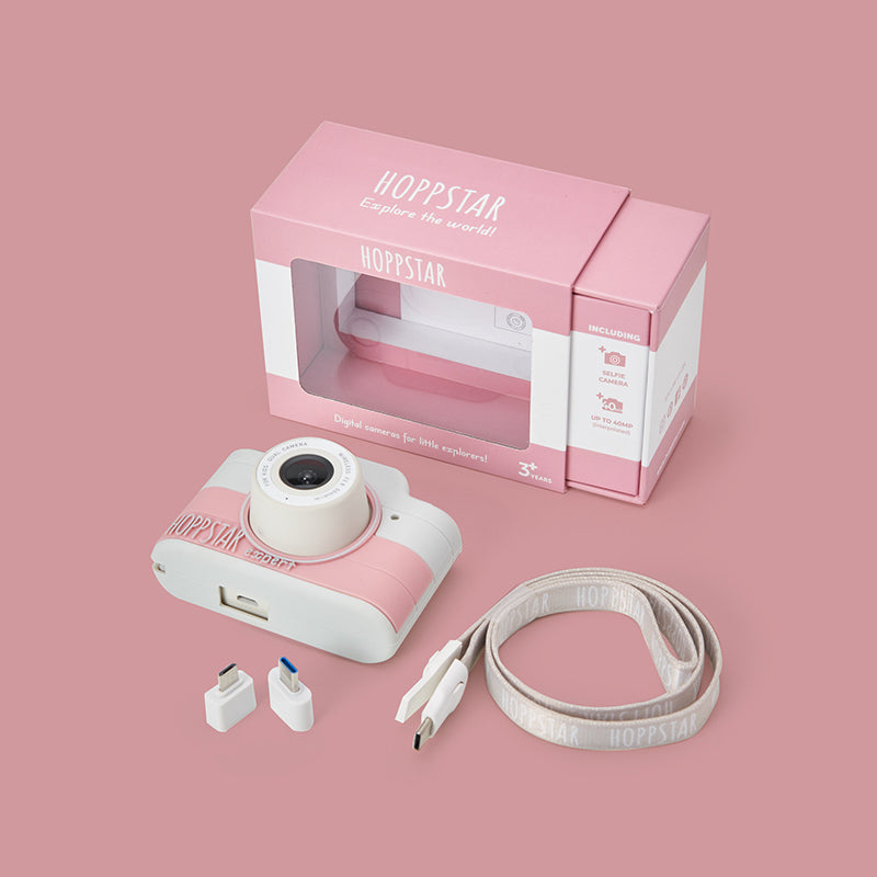 Hoppstar® Otroški digitalni fotoaparat s kamero Expert Blush Hoppstar