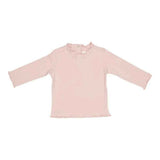 Little Dutch® T-shirt long sleeves with ruffles Soft Pink (80)