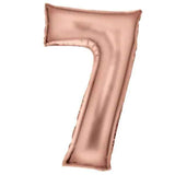 Amscan® Balon številka 7 (86 cm) Silk Lustre Rose Gold