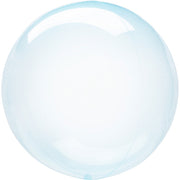 Amscan® Okrogel balon Crystal Clearz™ (46 cm) Petite Blue Amscan