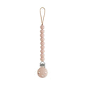 Mushie® Pacifier Clips Hera Blush