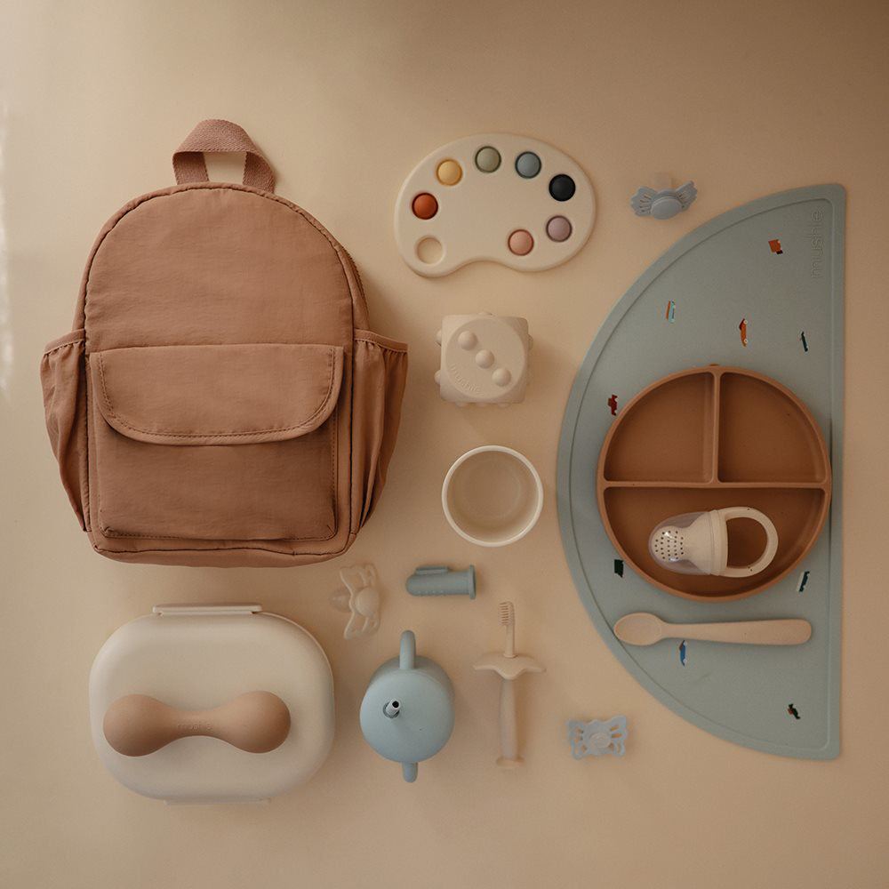 Mushie® Otroški nahrbtnik Natural Mushie