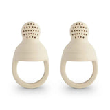 Mushie® Silicone Fresh Food Feeder 2-pack Shifting Sands