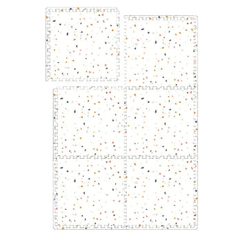 Evibell® Igralna podloga Puzzle 120x180 Terrazzo Cream Evibell